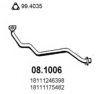 BMW 18111246398 Exhaust Pipe